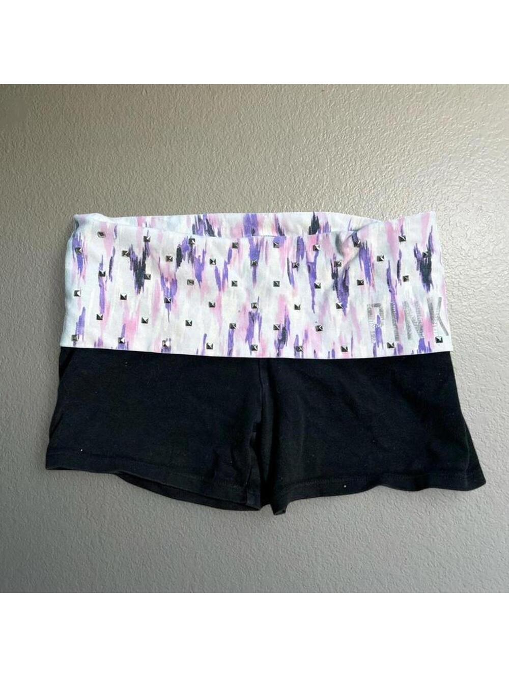 PINK Victoria Secret FOLDOVER Y2K Mini Micro Shorts